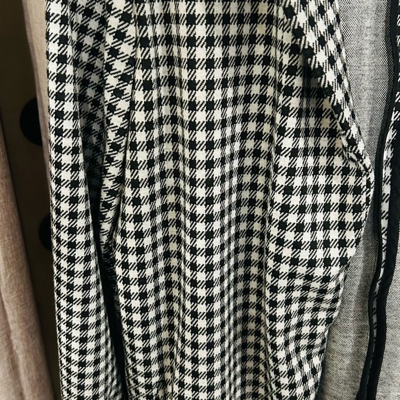 COPY - - -Philosophy Black White Gingham Blazer 3/4 Gathered Sleeve Women's Siz… - Picture 9 of 11